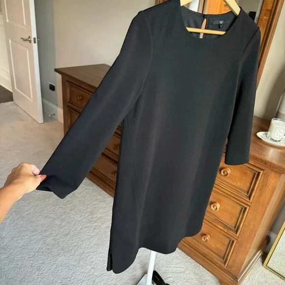 Tibi Black Crew Neck Dress - Picture 6 of 10